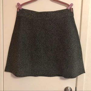 LOFT Speckled Sweater Flippy Skirt